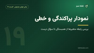 نمودار پراکندگی و خطی؛ بررسی رابطه متغیرها از همبستگی تا سؤال درست