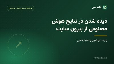 کاور مقاله دیده شدن در نتایج هوش مصنوعی از بیرون سایت