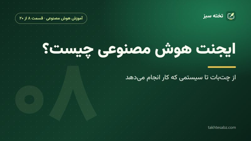 ایجنت هوش مصنوعی چیست؟ تعریف، سطحها و کاربرد با مثال